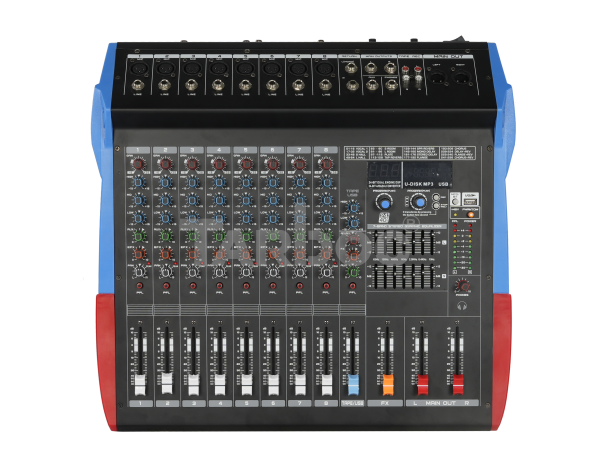 TARBOC 8-канальный микшерный пульт с усилителем MG-XM8D