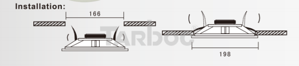 TARBOC Потолочная колонка CS-03A