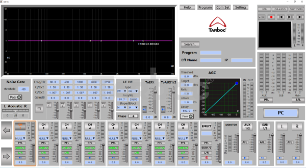 TARBOC Цифровой микшерный пульт MG-212