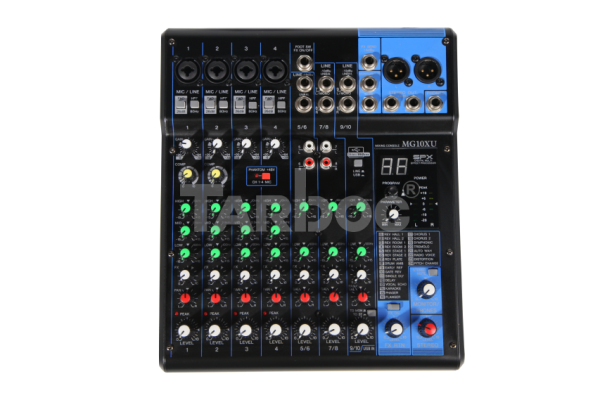 TARBOC 4-групповой 10-канальный микшерный пульт MG-10XU